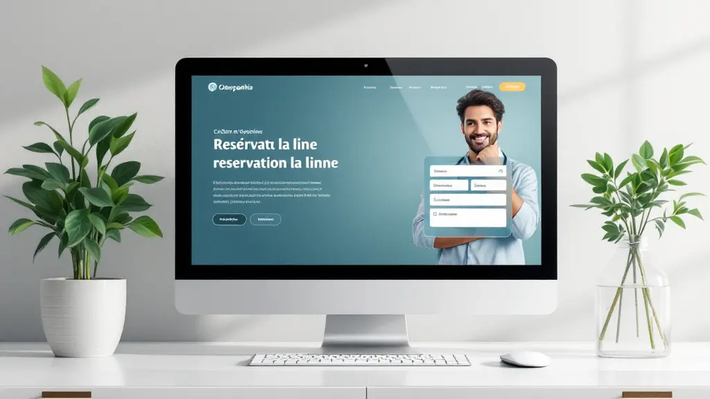 Refonte du site web d'un cabinet d'ostéopathie avec la réservation en ligne